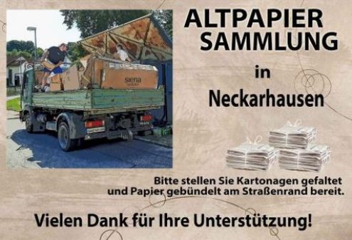 Altpapiersammlung